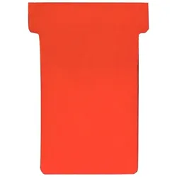 Franken Einsteckkarten, 84x48mm, rot 170 g/qm, Größe 2