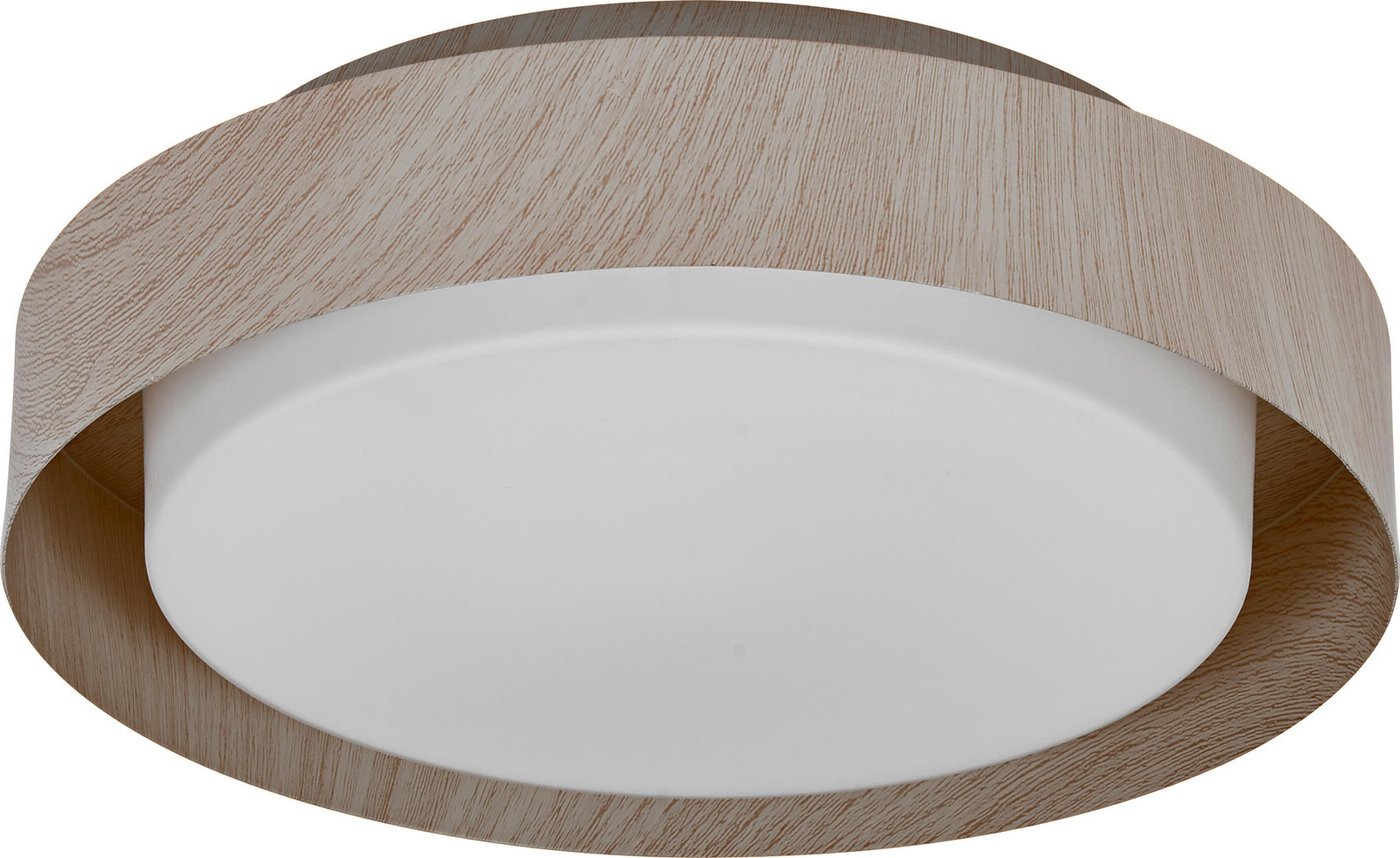 Osram Orbis Madrid Plafondlamp, Rond, Houtkleur, E27-fitting, Modern Design