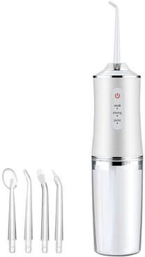 Cozy Casa Charm Professional Portable Water Flosser Oral Irrigator Deep Clean Dental Water Jet white