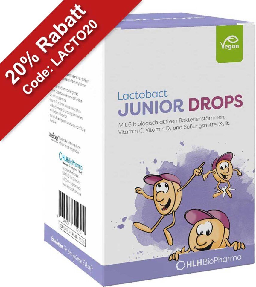 Lactobact JUNIOR DROPS Lutschtabletten