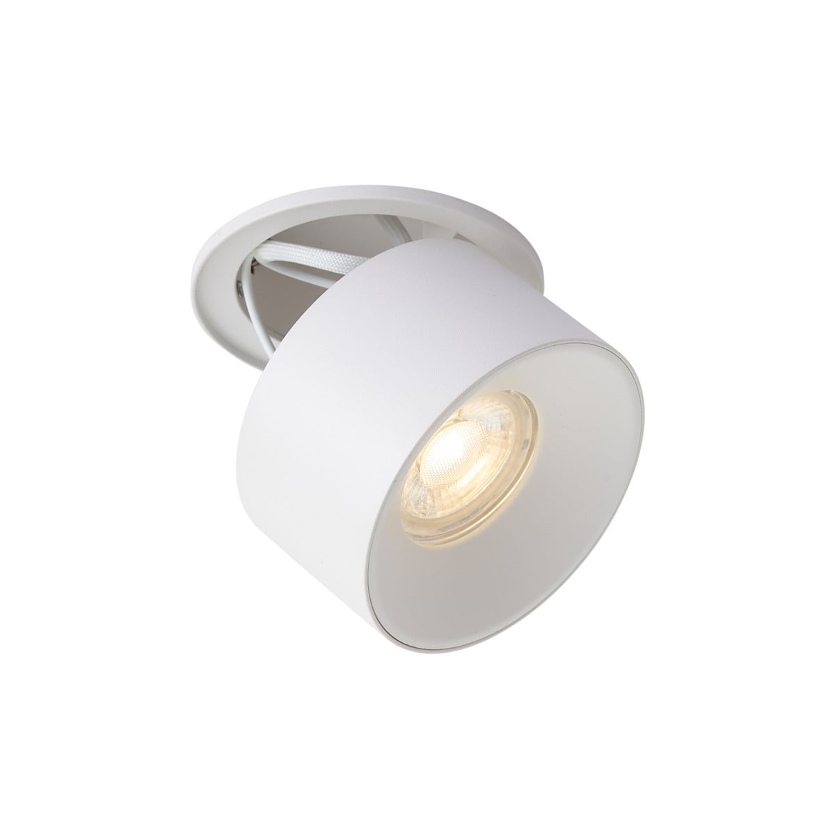 Qazqa Echo Moderne inbouwspot wit GU10 50mm LED