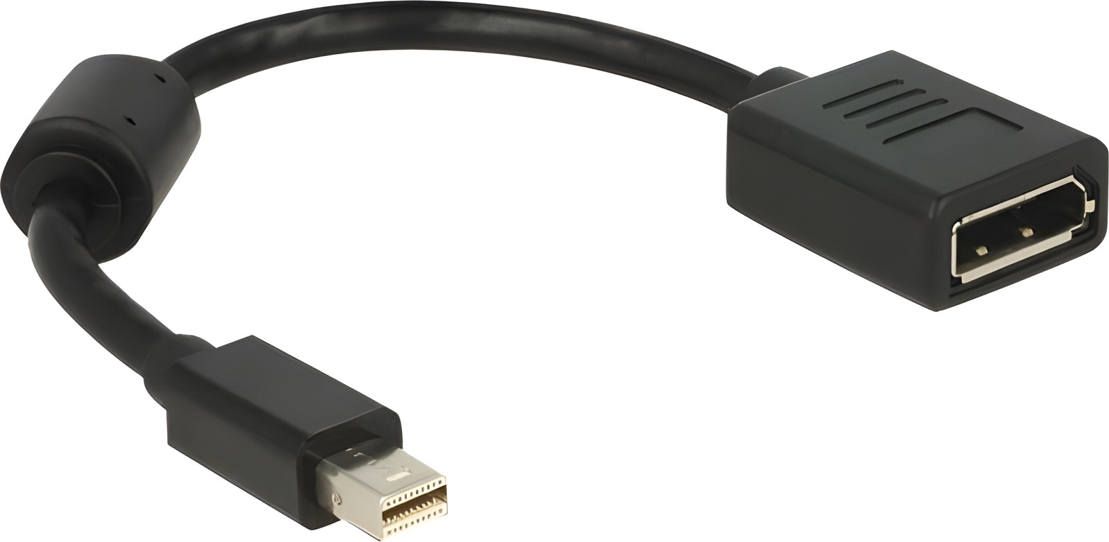 Delock 65554 DisplayPort Adapter Mini DP naar DP zwart