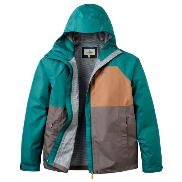 Passenger - Trailscape Recycled Waterproof Jacket - Regenjacke Gr XL türkis