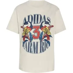 ADIDAS Damen Shirt x FARM RIO GRAPHIC, Größe M in Grau Grau