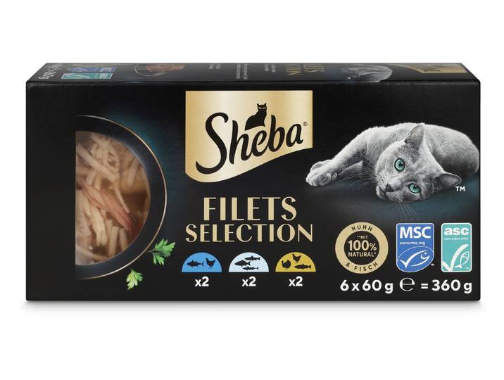 Sheba Filets Thunfisch Geflügel 6x60g