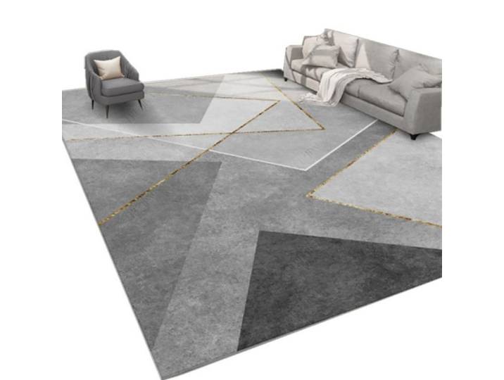 Tapis gris salon maison chambre table basse canapé - Aueq - moderne nordique minimaliste léger luxe isolation phonique avancée