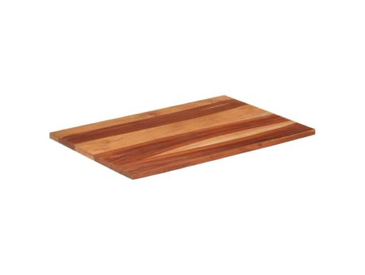 HGPOTUY Tischplatte Massivholz Palisander 25-27 mm 60×90 cm Akazienholz,2 separate Teile,feuchtes Tuch reinigen,Tischbeine kombinierbar,rustikaler Charme,Unikat Farbvariation