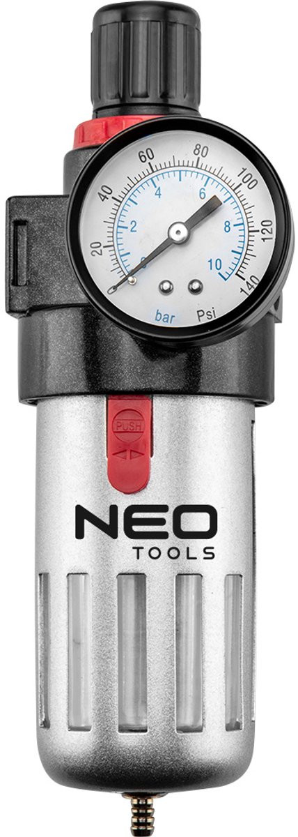NEO Series Pneumatische Filter met Drukregelaar - 1/2 inch - Metaal
