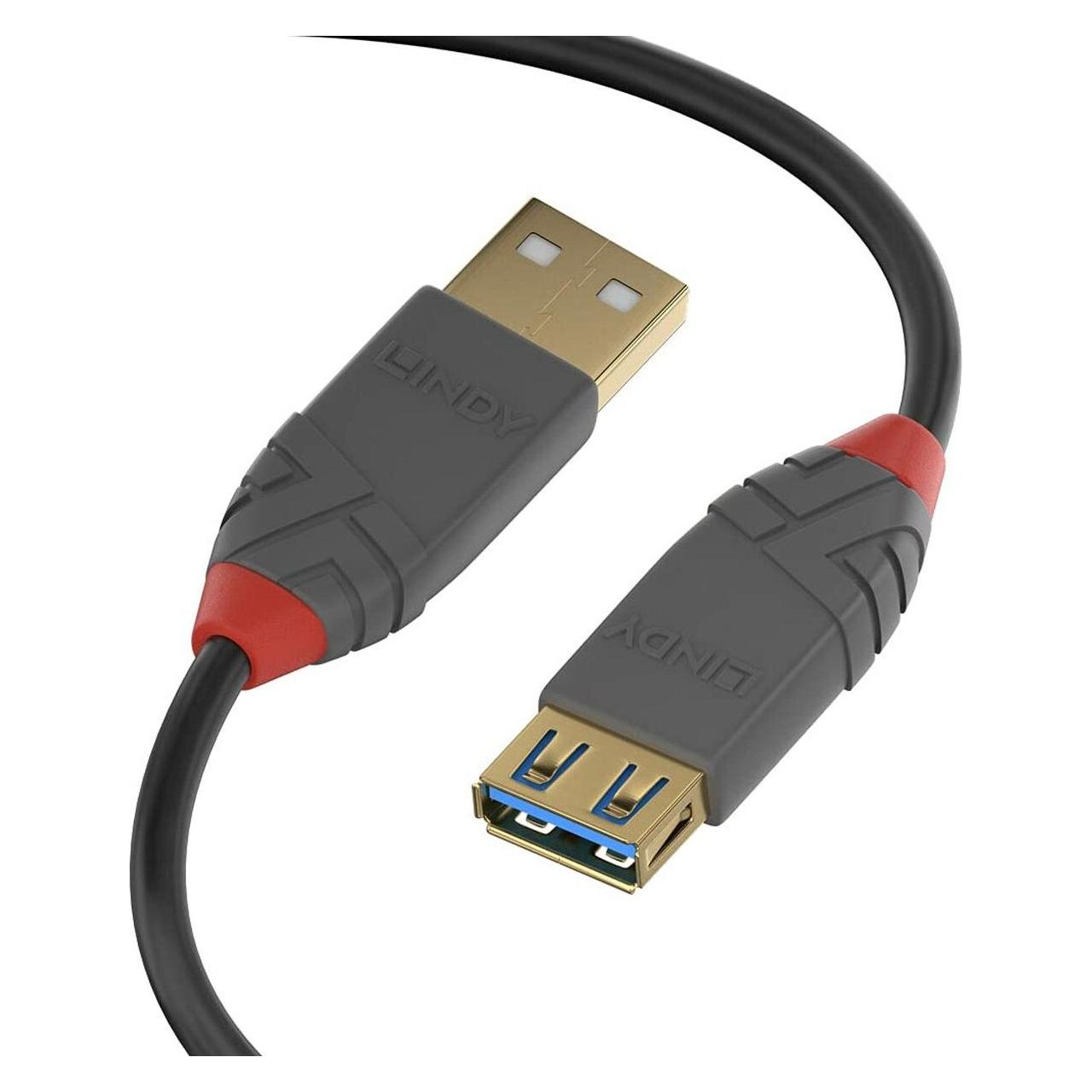 Lindy USB A - USB A (2 m, USB 3.2 Gen 1) (36762)