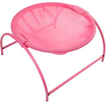 Inspired Finds Elevated Cat Hammock Bed With Removable Washable Mat For Cats & Small Dogs pink