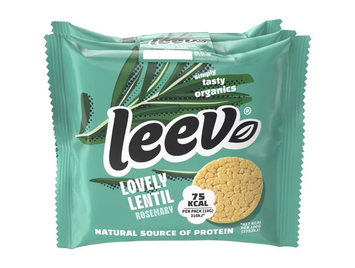 Leev Organic Rozemarijn Linzen Wafels - 54 g