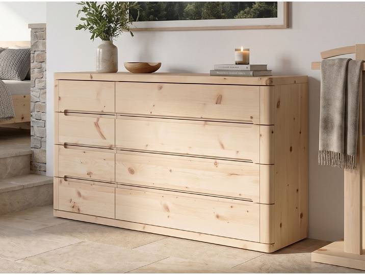 Zirbenkommode „Ella“ 150 cm Massivholz Zirbe