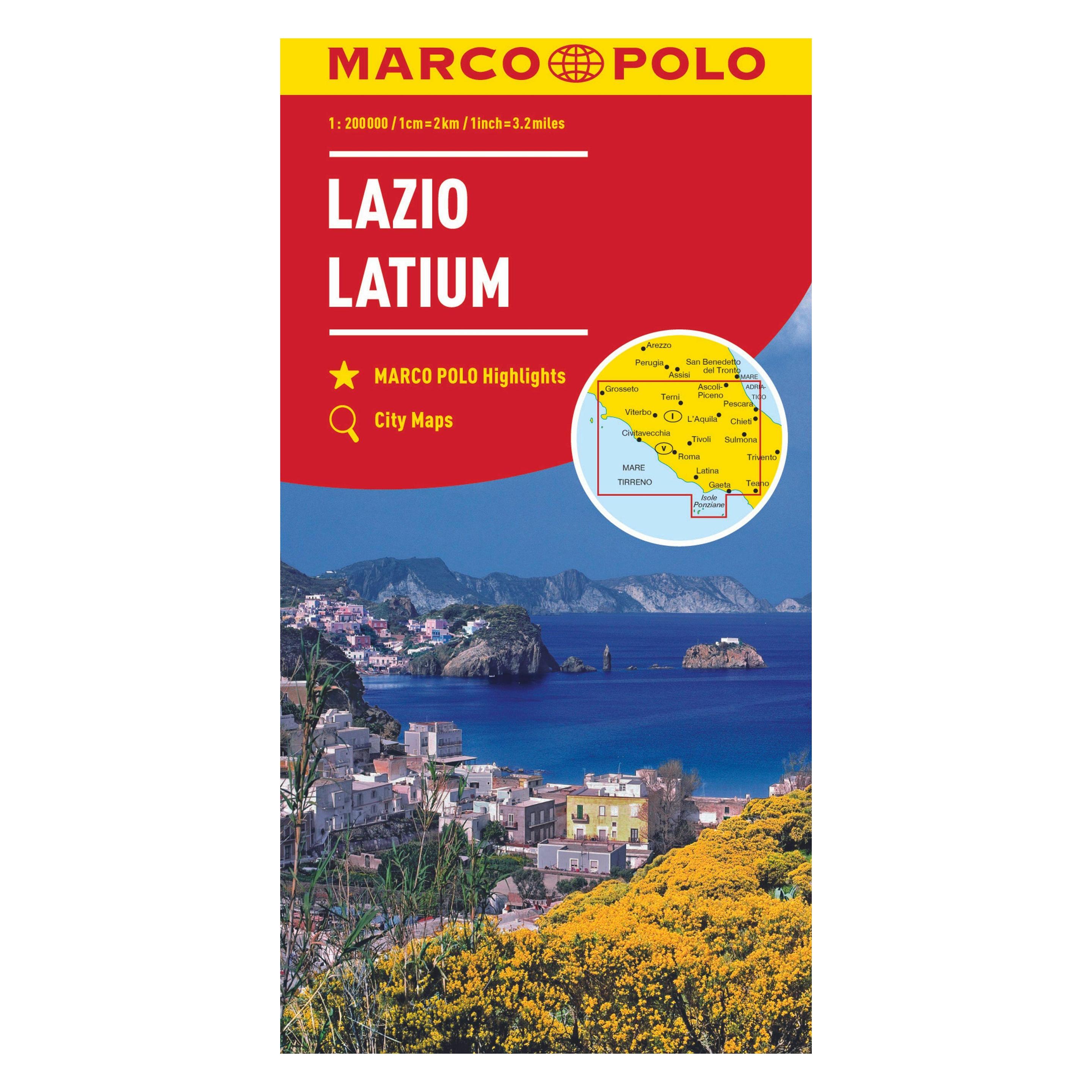 MairDumont MARCO POLO Karte Latium (35180033)