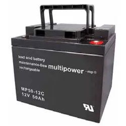 Multipower MP50-12C / 12V 50Ah Blei Akku Zyklentyp