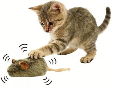 Uplifted Finds Interactive Squeaky Plush Imitation Mouse Toy 3 Pcs
