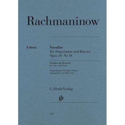 Sergej Rachmaninow - Vocalise op. 34 Nr. 14 für Singstimme und Klavier -