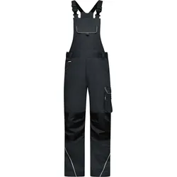James & Nicholson Unisex Workwear Latzhose Solid JN879 carbon (44)