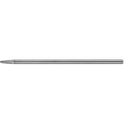 Pferd, Fräser, Hartmetall Frässtift Rundbogen RBF Ø 06x18mm Schaft-Ø 6x150mm Z3P universal mittel kreuzverza