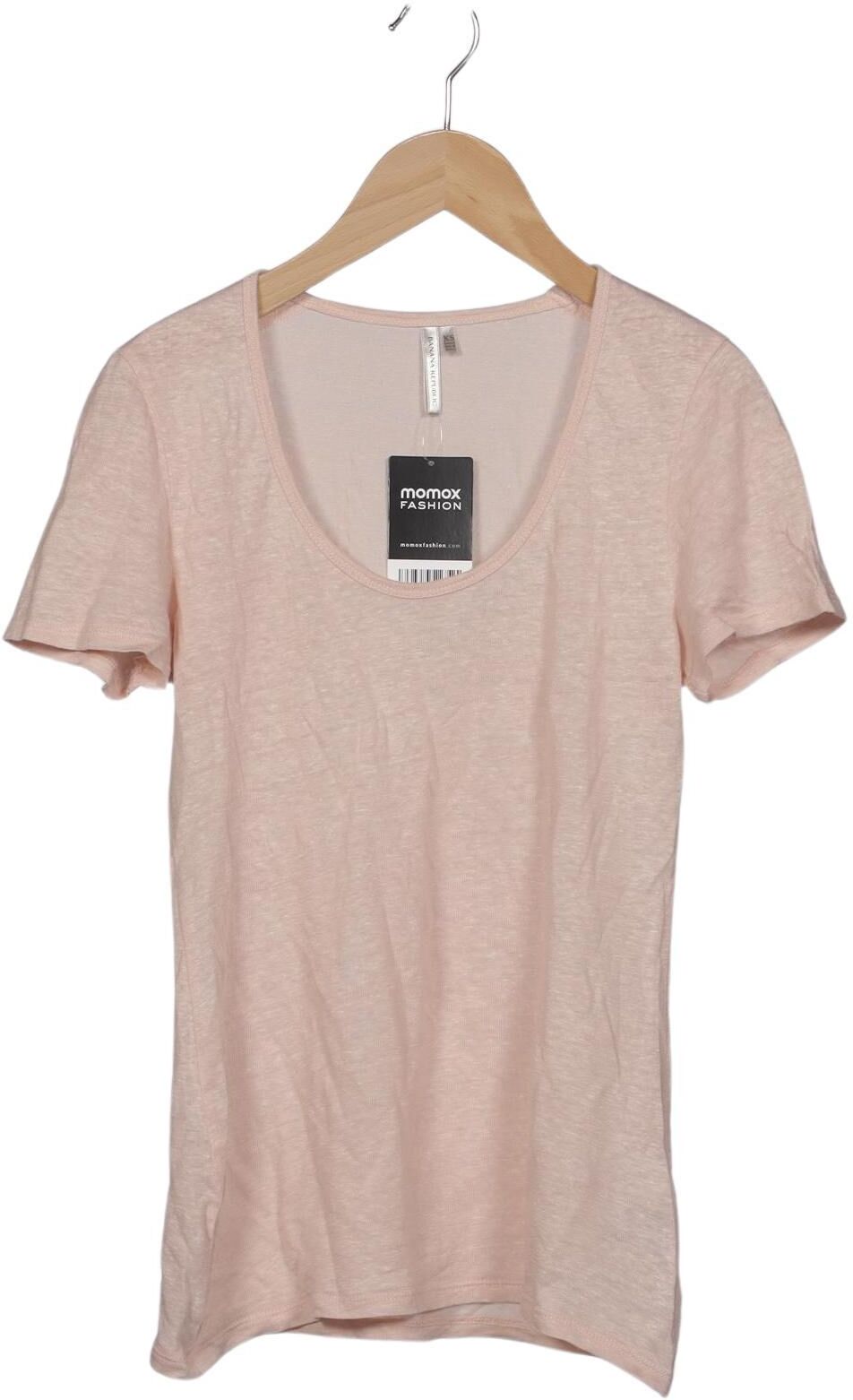 Banana Republic Damen T-Shirt, Pink, Gr. XS, Leinen - Second Hand