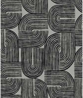 Seabrook Designs Piper Geometric Non-Woven Unpasted Wallpaper