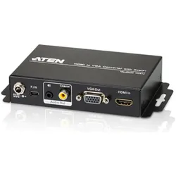 Aten VC812 Videokonverter, KVM Switch, Schwarz