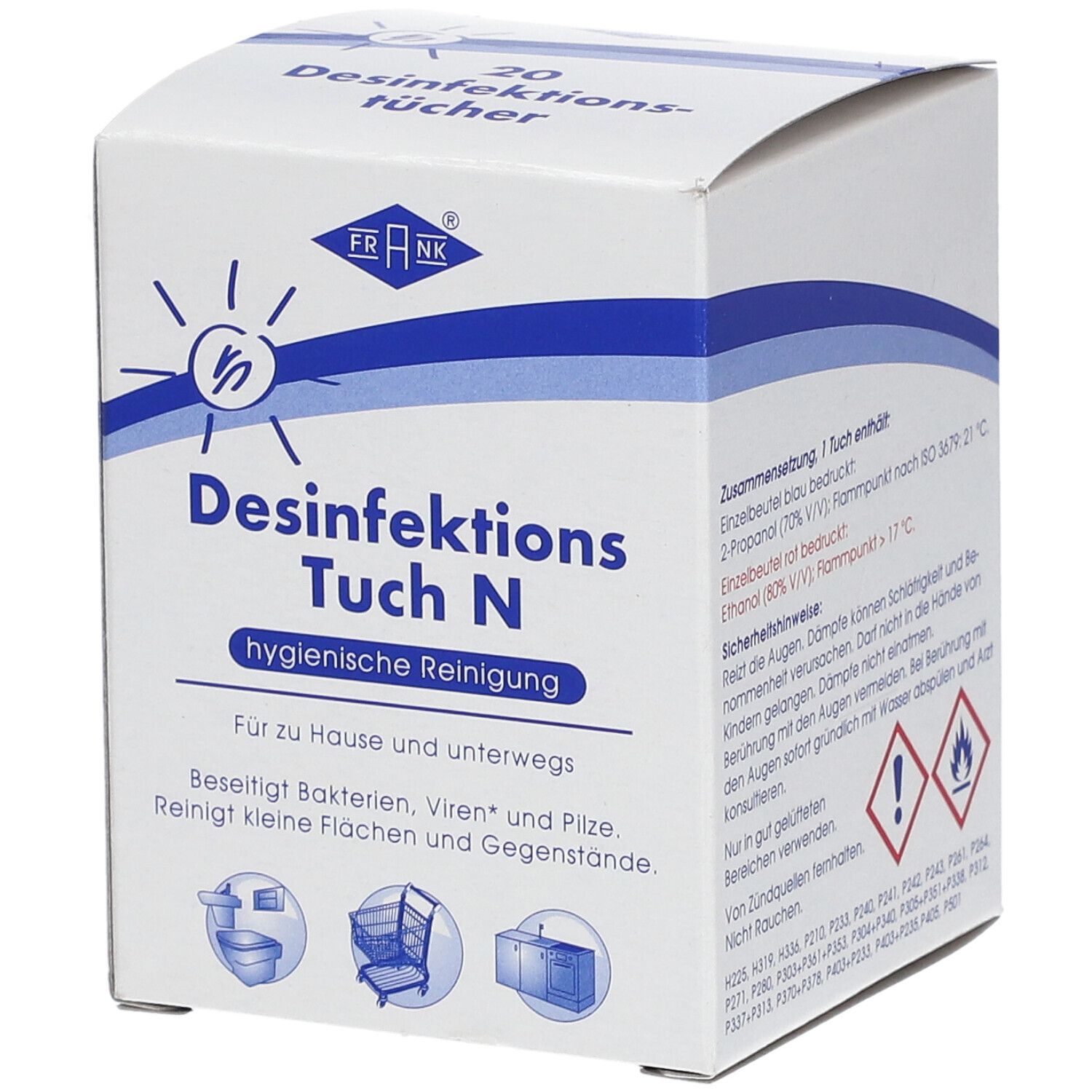 Desinfektionstuch N 20 St Tücher