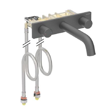 Geberit 116462141 ONE WT-Arm. rundes Des. W.-Mont. 2Gr.