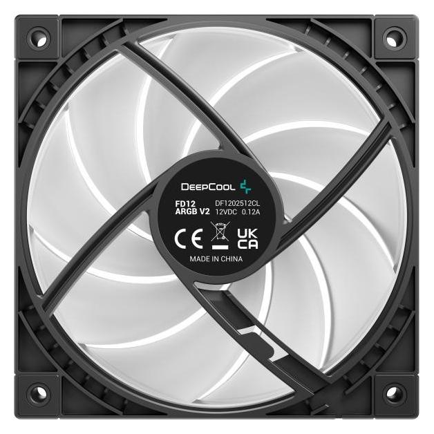 Deepcool cooling fan R-FD12ARGBV2-BKAPN1-G (120 mm) (R-FD12ARGBV2-BKAPN1-G)