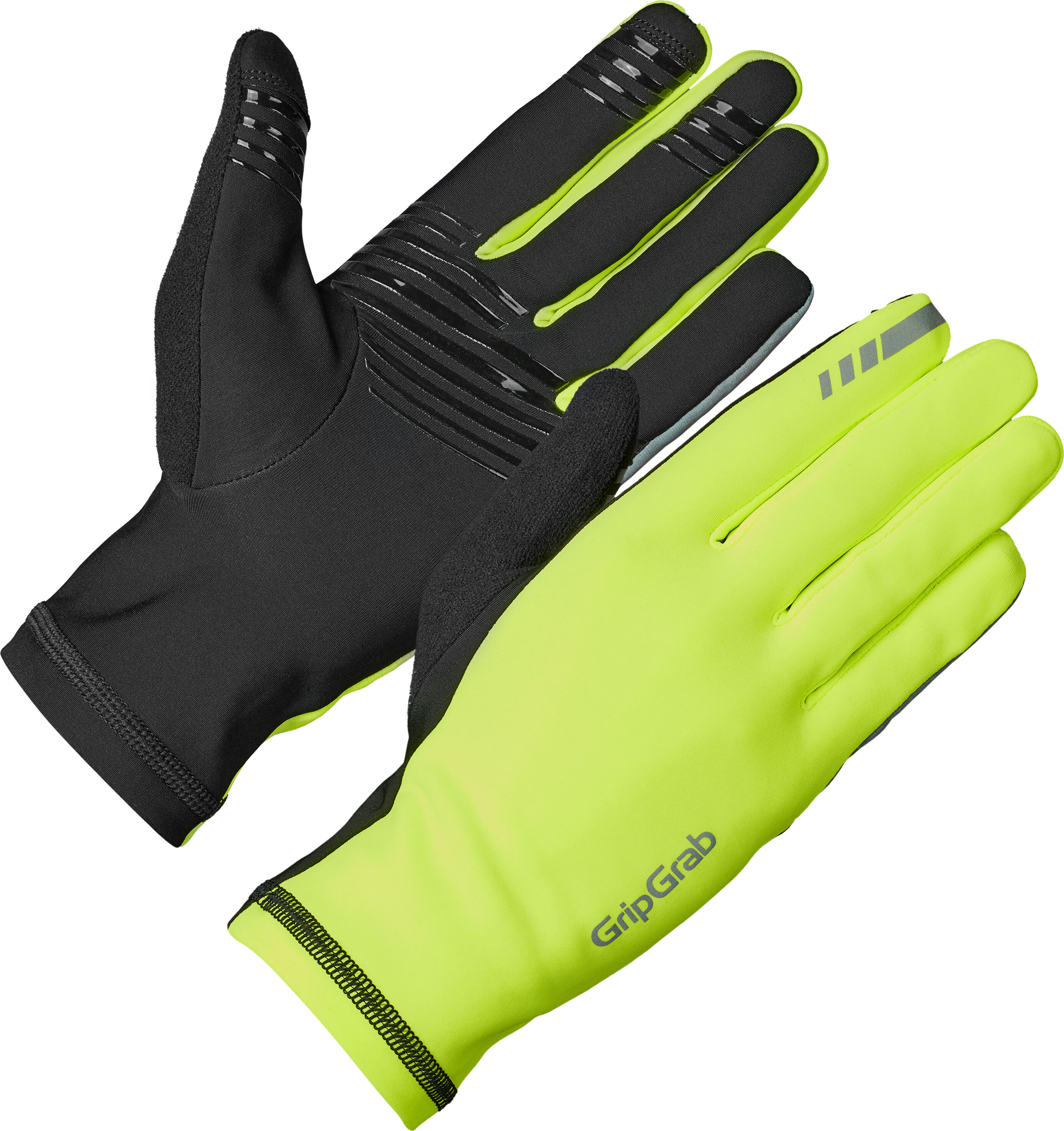 Gripgrab Insulator 2 Hi-Vis Spring-Autumn Gloves Yellow Hi-Vis S