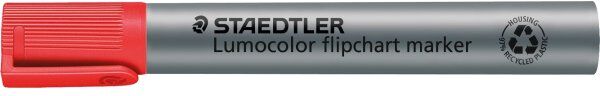 Staedtler 356 Flipover Marker   Rød