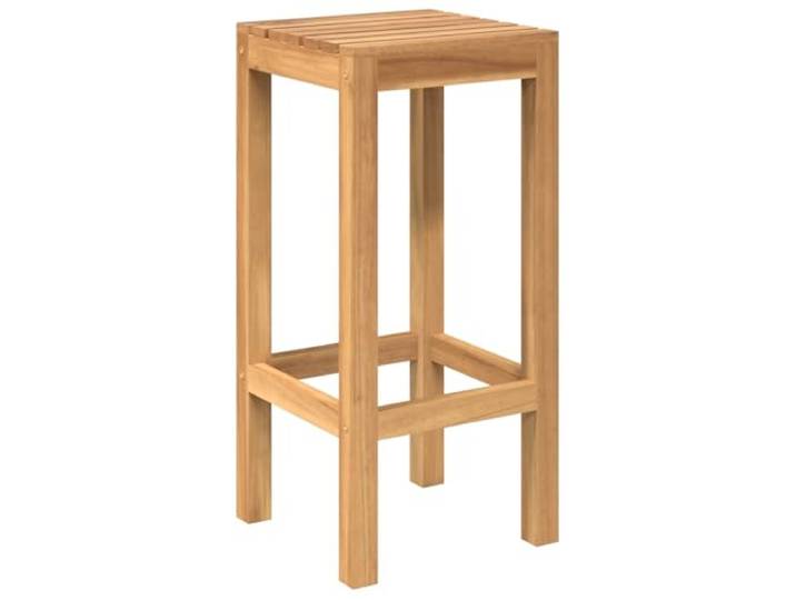 KTHLBRH Bar-Set für den Außenbereich, 3 Stück, unbehandelt, massives Wetterfest, integrierte Stützleiste, Lattenrost-Design, pflegeleicht