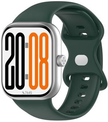 Everyday Crate Honor Watch X5 Silicone Watch Band With Butterfly Buckle Adjustable Replacement Strap dark Green