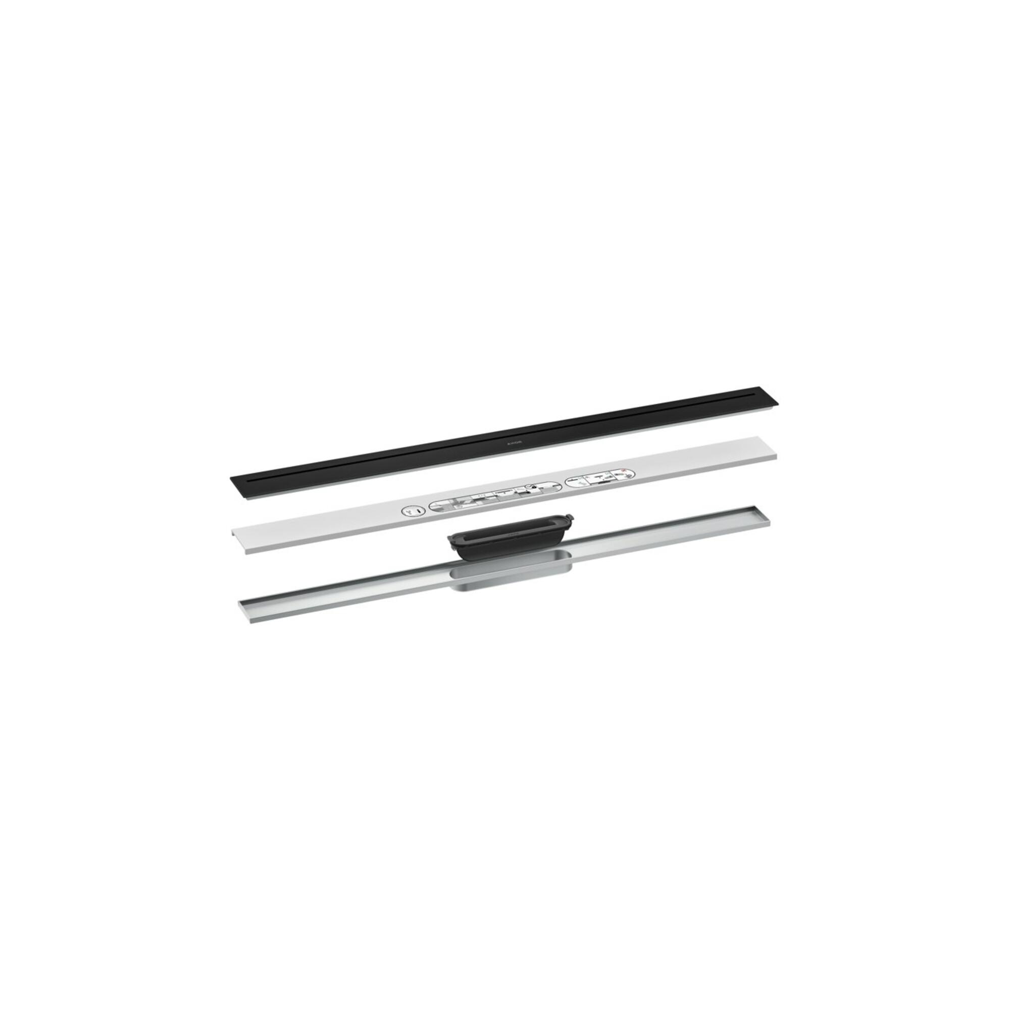 hansgrohe Duschrinne Drain 900mm, FM-Set, frei im Raum, mattschwarz (42522670)