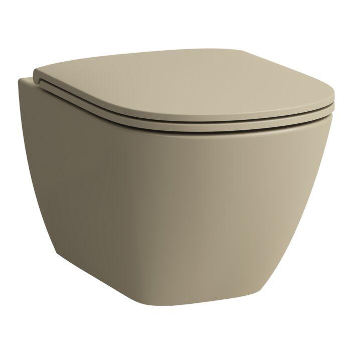 Laufen LUA Wand-WC H8200800180001 Wandhängend, 36x52cm, spülrandlos, Montageset EasyFit, bahamabeige