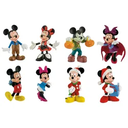 Micky & Minnie Maus Figuren 7cm (8er Set)