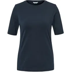 Tchibo - Basic Halbarmshirt - Damen - Gr. M - dunkelblau