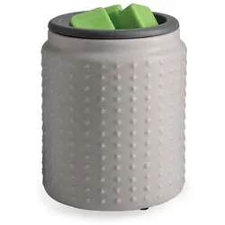 Gray Hobnail Duftlampe elektrisch mit Silikon Schale Flip Dish