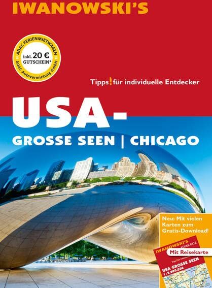 Dirk Kruse-Etzbach - USA-Große Seen / Chicago - Reiseführer von Iwanowski: Individualreiseführer mit Extra-Reisekarte und Karten-Download (Reisehandbuch) - Preis vom 18.10.2026 19:22:15 h