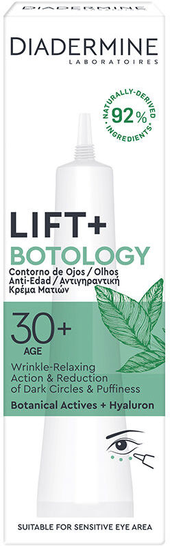 Diadermine Lift + Botology contorno de olhos anti-rugas 15 ml