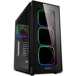 Sharkoon PC Gehäuse TG6 RGB ATX schwarz