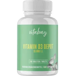 VITAMIN D3 DEPOT 10.000 I.E. Cholecalcif.veg.Tabl. 240 St