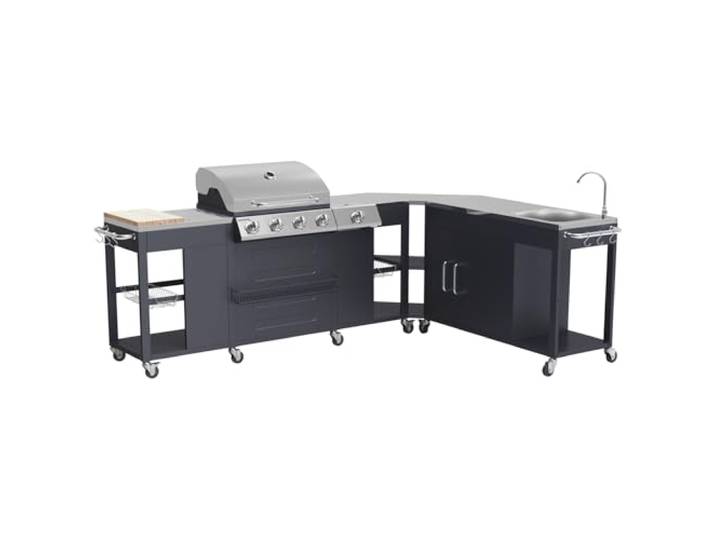 Happy Garden Cuisine d'angle d'extérieur Texas - 4+1 Brûleurs 17\,2 KW