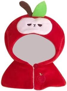 Uplift Picks Cute Animal Doll Head Cover And Detachable Hat Accessory sun Fruit