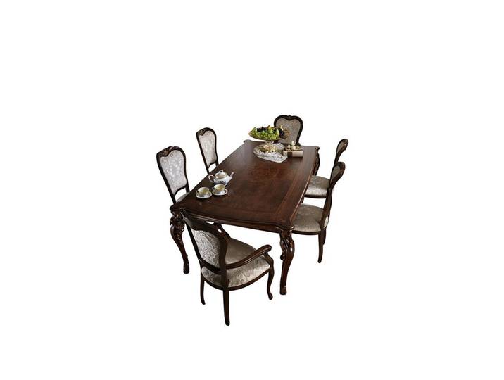 JVmoebel Esszimmerstuhl Klassische 1 Stuhl Designer Italienische Esszimmer Möbel Holz Garnitur, Made in Europa