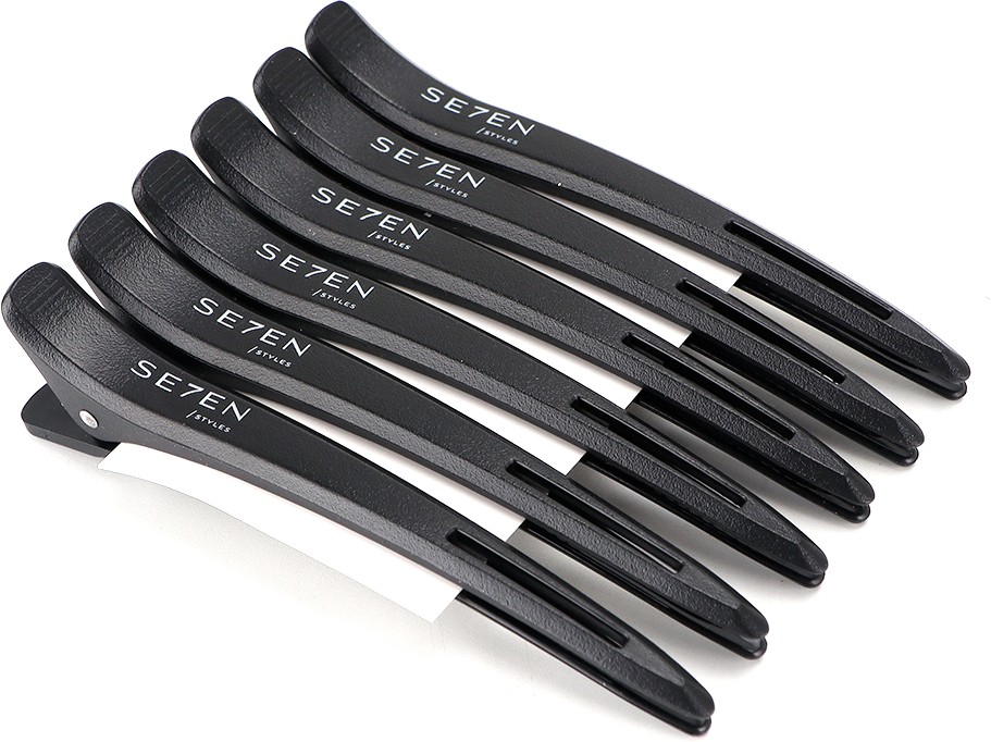 Se7en Styles Silicon Clips Black SS6206