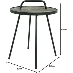 HAKU Möbel, Couchtisch + Beistelltisch, Bellamy (50 x 65 cm)