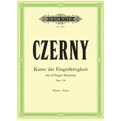 Die Kunst der Fingerfertigkeit op. 740 (699), Sachbücher von Carl Czerny