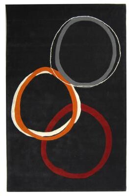 SAFAVIEH Handmade Soho Hilmije Circles N.Z. Wool Rug