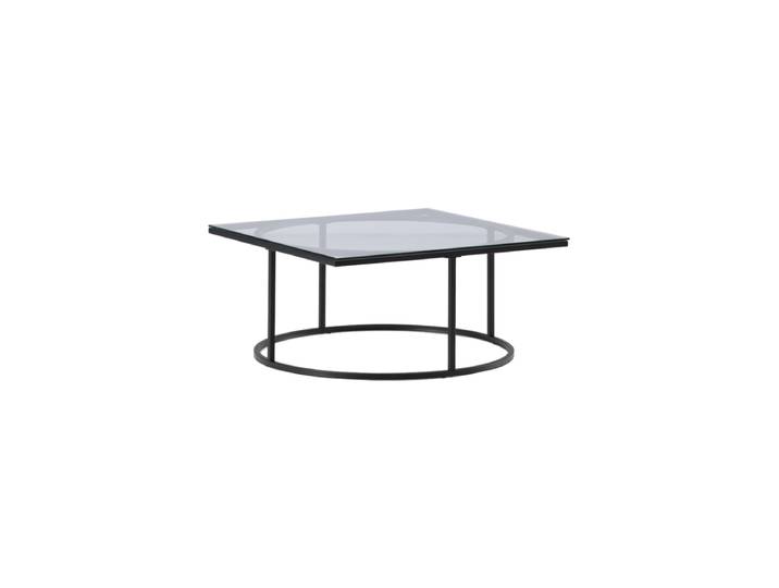 Design Couchtisch „Skanör“ Schwarz, Transparent VE DESIGN