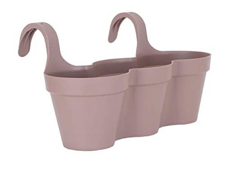 CAPRI TRIPLE BALKONPOT 54 CM DUIFGRIJS